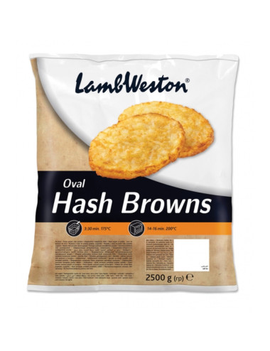 LW Hash Browns Ovals 4X2,5KG