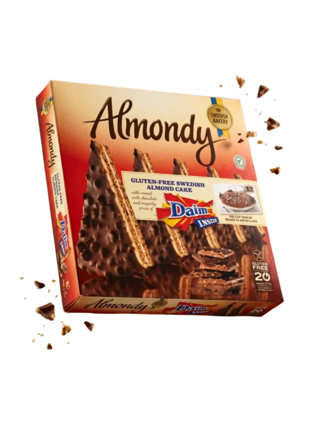 ALMONDY GATEAU AMANDES DAIM 1000G x 12pcs