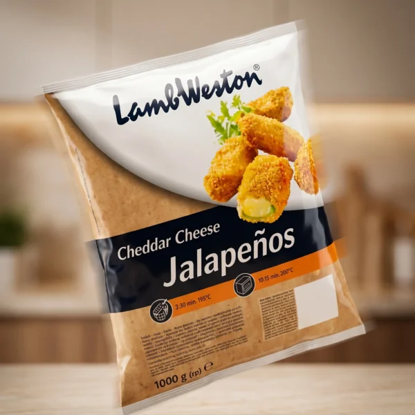 Cheddar jalapenos VERT (1KG)