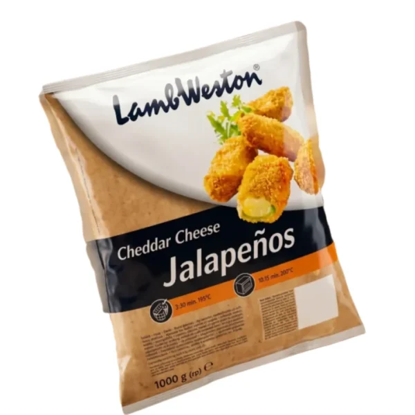 Cheddar jalapenos VERT (1KG)