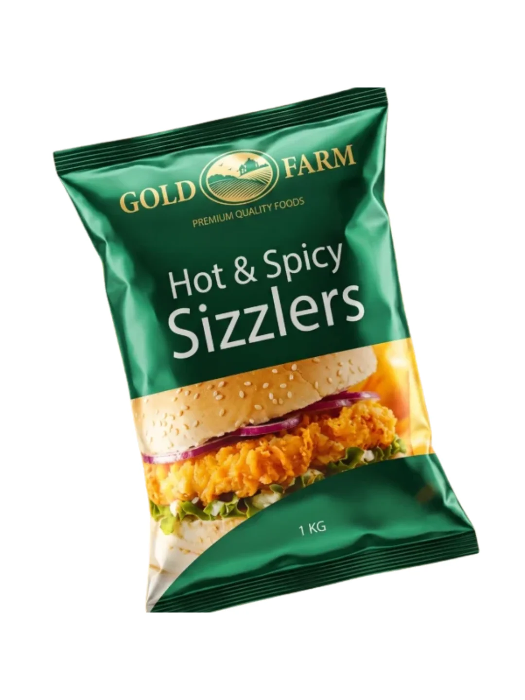 GOLD FARM CHICKEN SIZZLER BURGER 5x1 KG PROMO