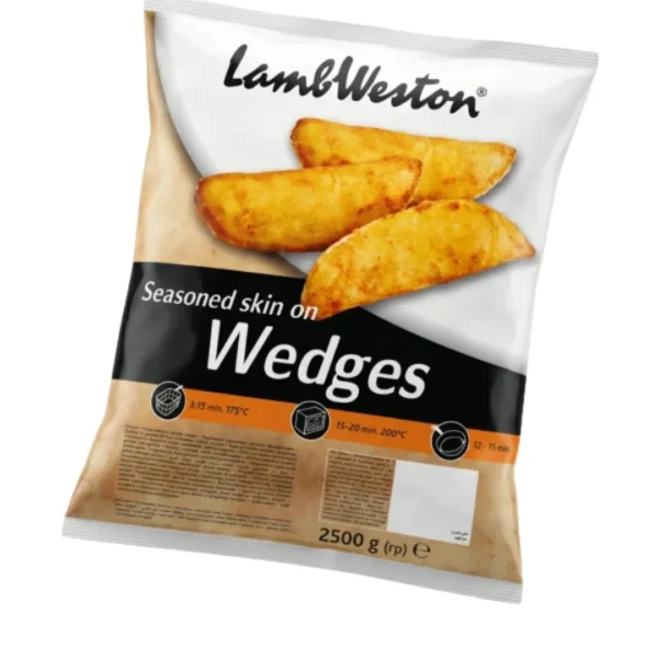 LW Seasoned Crunchy Wedges Skin (4x2.5kg)