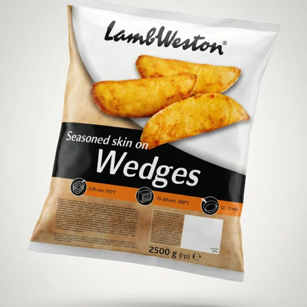 LW Seasoned Crunchy Wedges Skin (4x2.5kg)