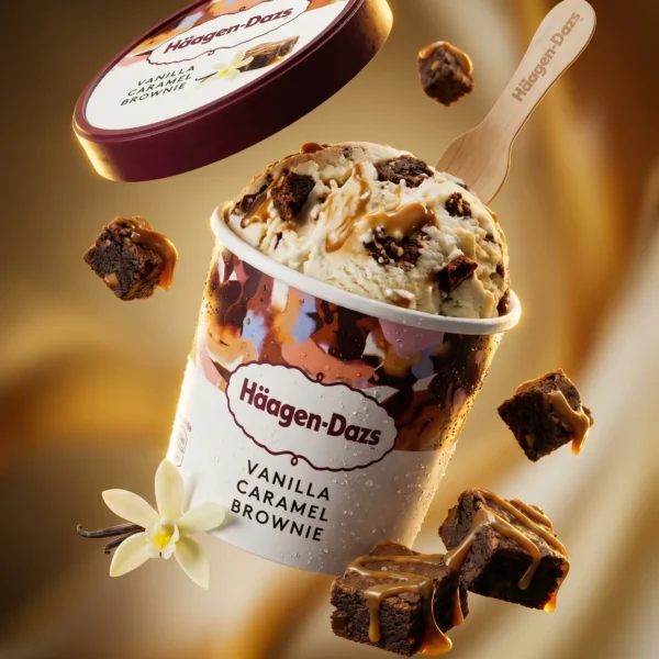 Mini Pot Vanilla Caramel Brownie 95ml (78g)