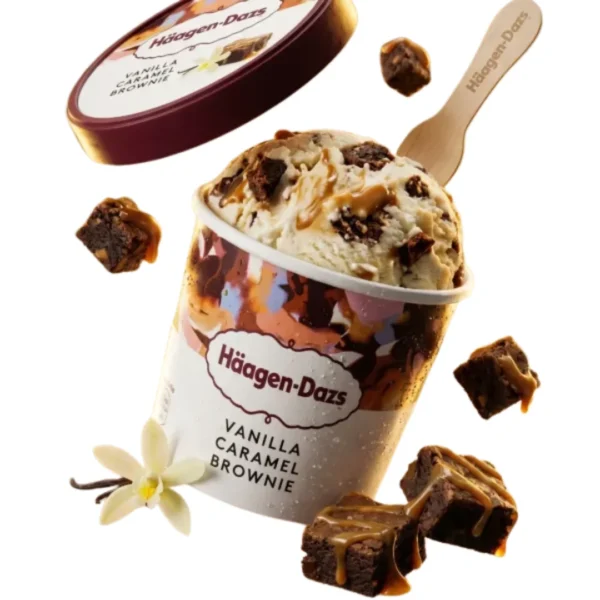 Mini Pot Vanilla Caramel Brownie 95ml (78g)