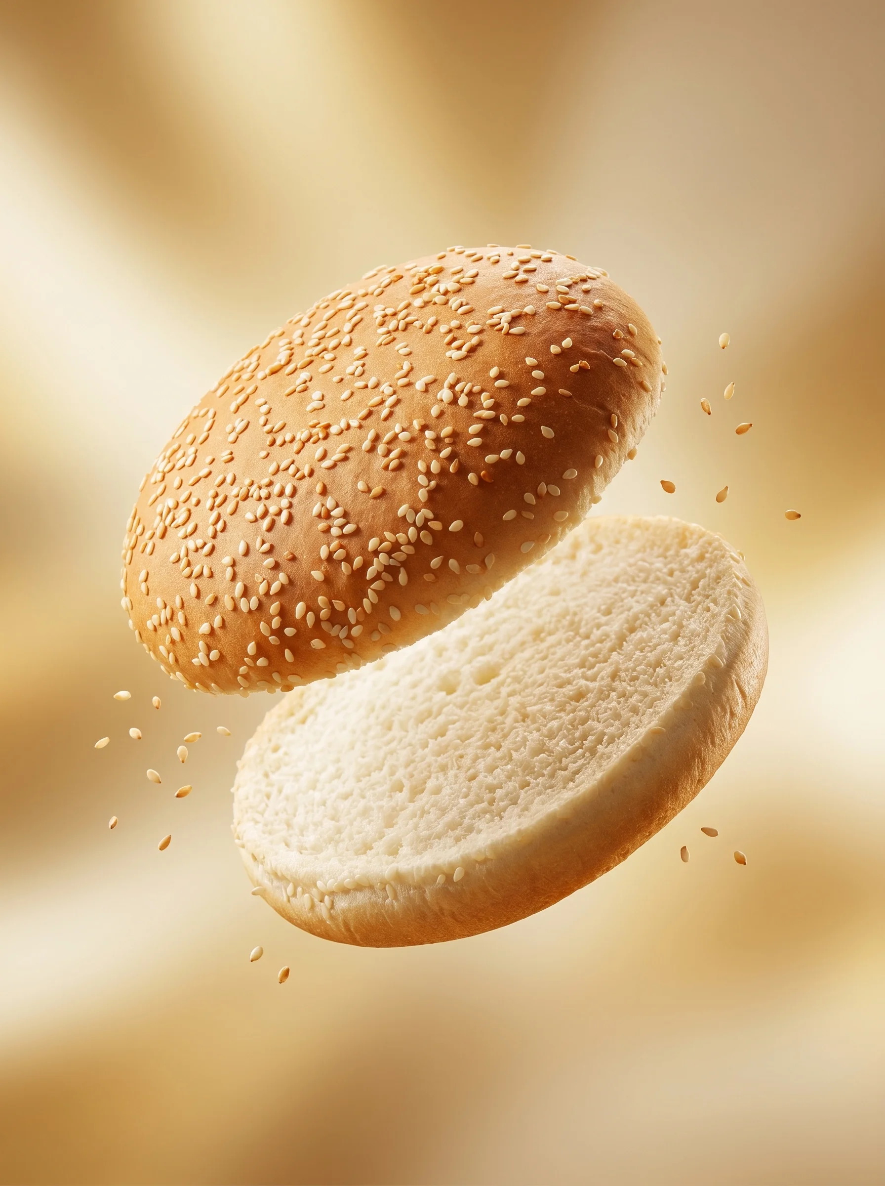Pain hamburger sésame 96mm 48pcs
