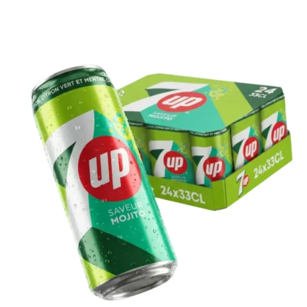 SEVEN UP MOJITO 33CL FR X24 SLIM