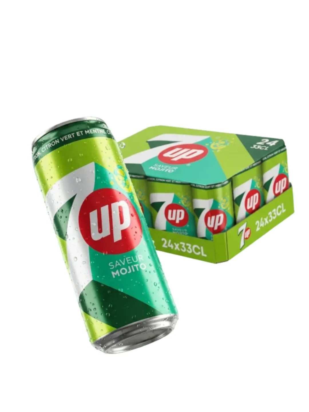 SEVEN UP MOJITO 33CL FR X24 SLIM